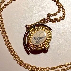 Nantucket Basket Long Pendant